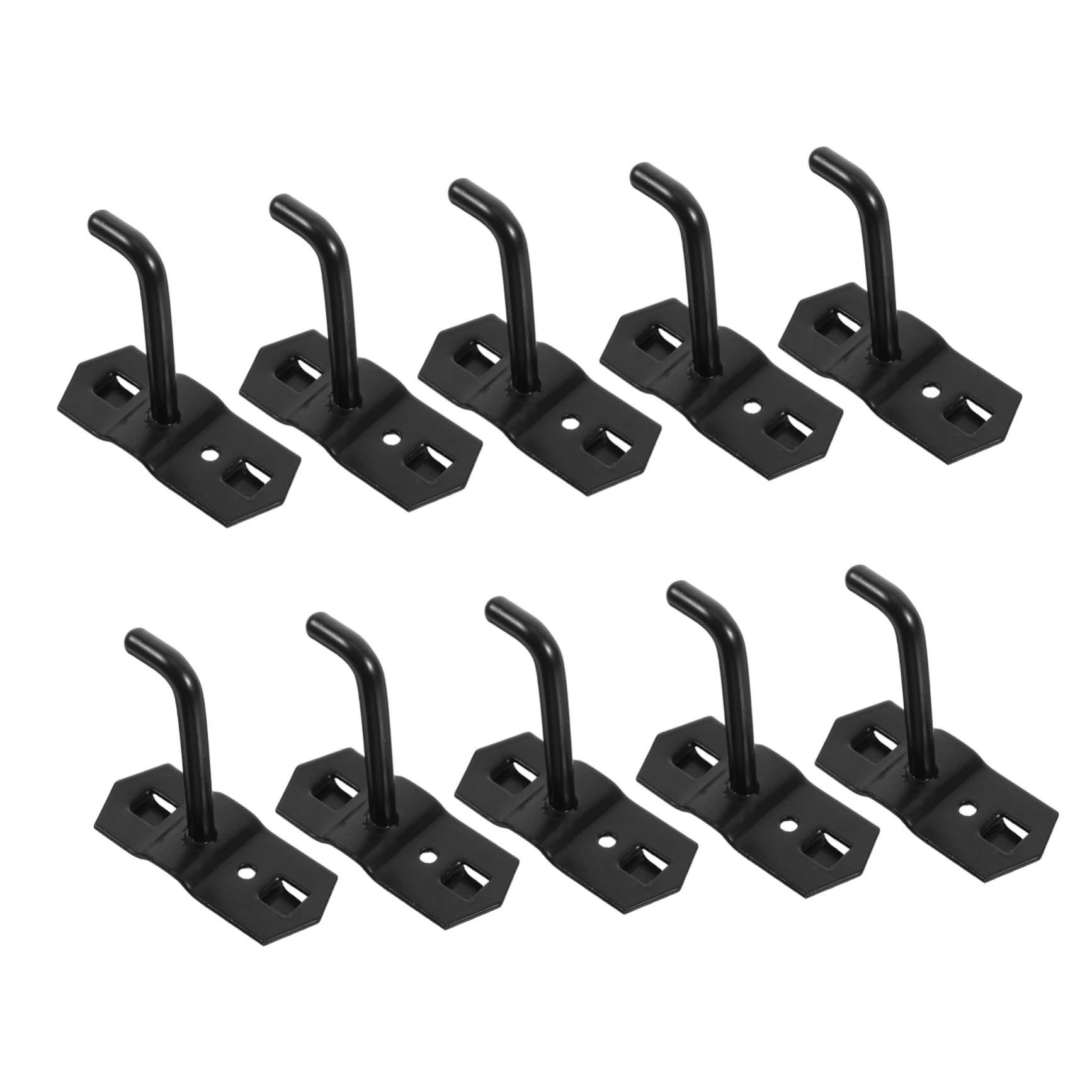 TIDTALEO 10pcs Heavy Duty Pegboard Hooks for Retail Display Garage Storage and Organization Wall Shelf Brackets for Versatile Use
