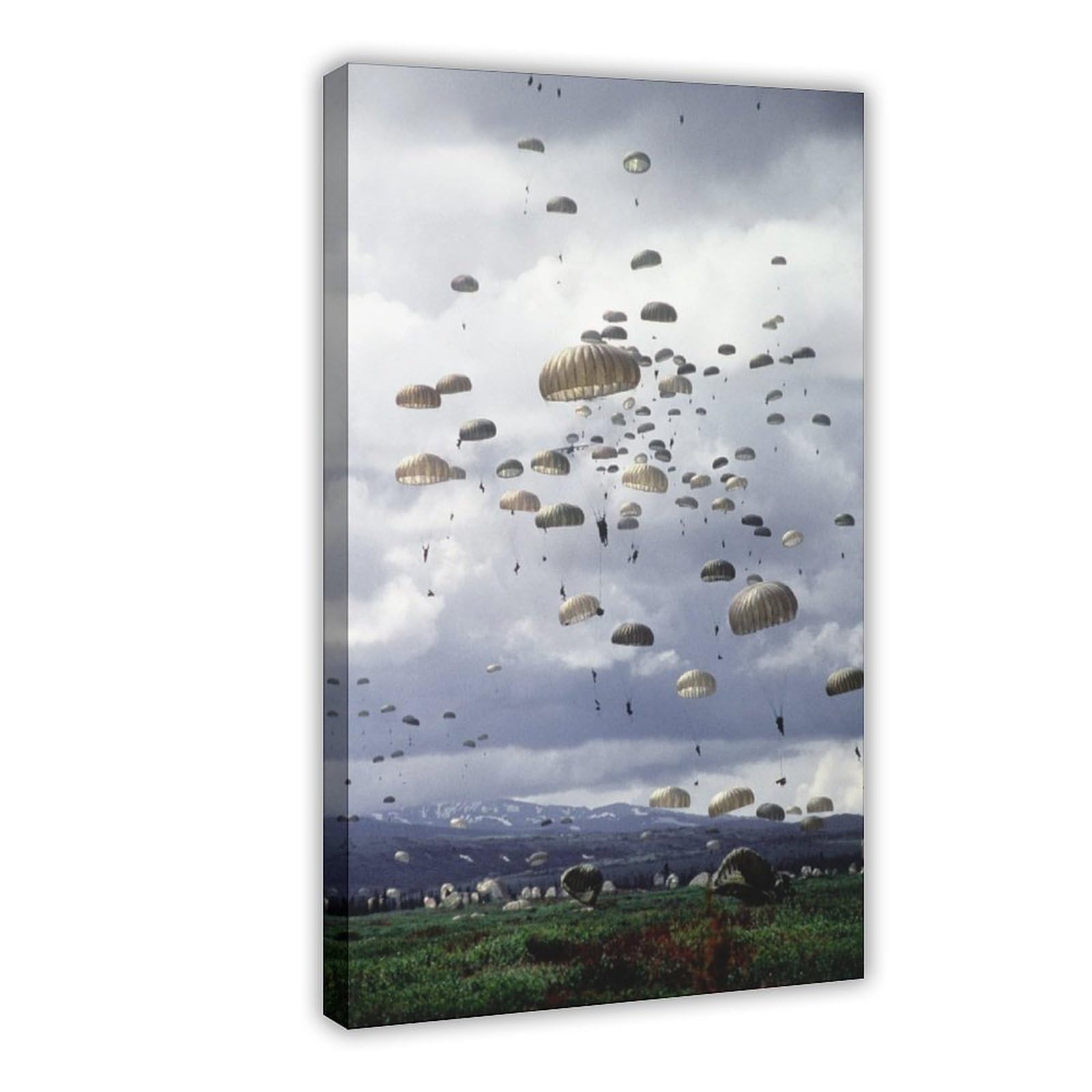 1st Airborne Battalion, 501st Infantry Regiment, United States Army Posters Modern Canvas Art Painting Wall Art Prints Living Room Bedroom Bathroom Kitchen Rooms Decor 24x36inch(60x90cm) Frame-st