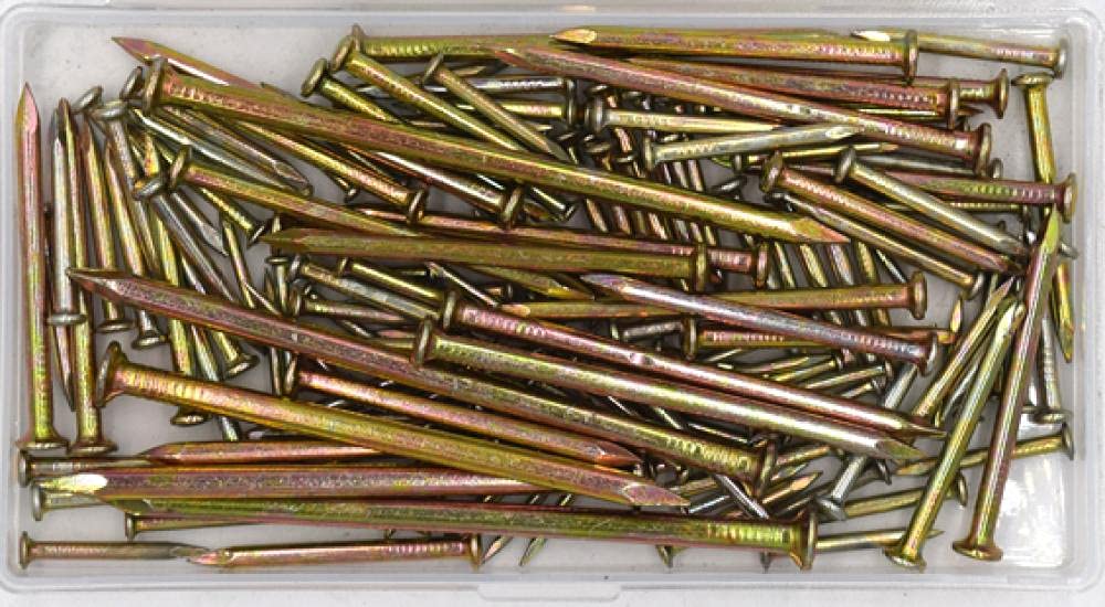 Clavos para mampostería Clavos para cemento Clavos de cemento Clavos de hardware 10 piezas Pintaron un clavo. Clavos de hierro colgantes. Pinturas murales. Clavos de cemento. Clavos de acero, paredes.