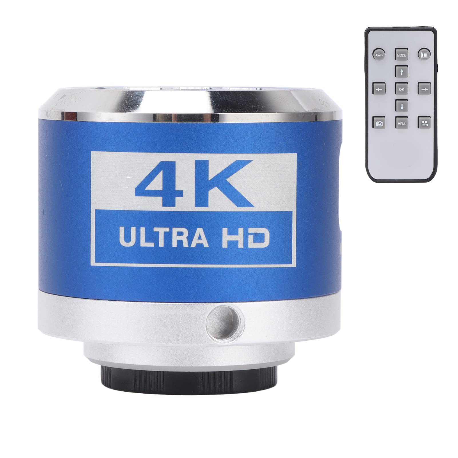 Digitale Mikroskopkamera 4K HDMI, Hochauflösende Labor-Industrie Kamera mit UVC-Schnittstelle für Video Fotografie Aufzeichnung 3840x2160 bei 30fps und 1920x1080 bei 120fps