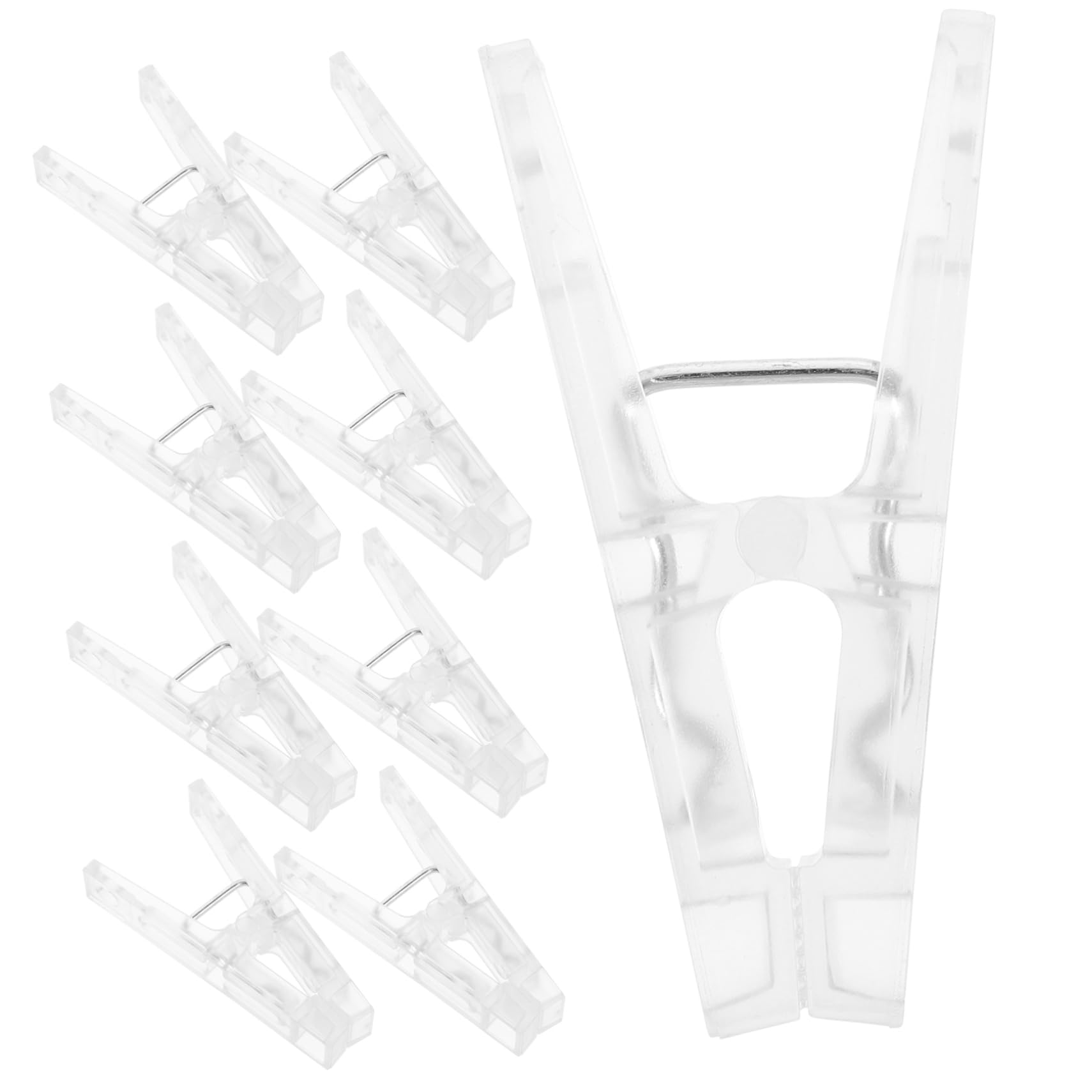 POPETPOP 5 Set Mollette Antivento Per Asciugamani Da Spiaggia E Lettini Da Clip Resistenti Per Asciugare Biancheria E Clip Per Coperture Materiale Leggero E Portatile 10 Pezzi*5