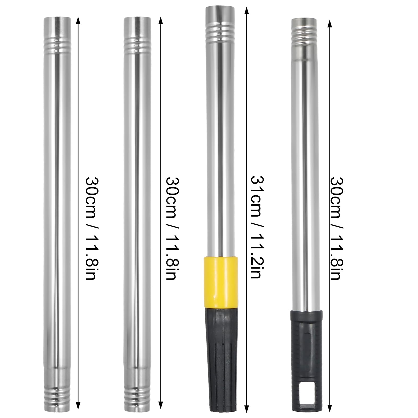 Asta Telescopica Per Rullo Pittura 115cm - Prolunga In Acciaio Inox Per Pareti E Soffitti, Regolabile - Foto 3