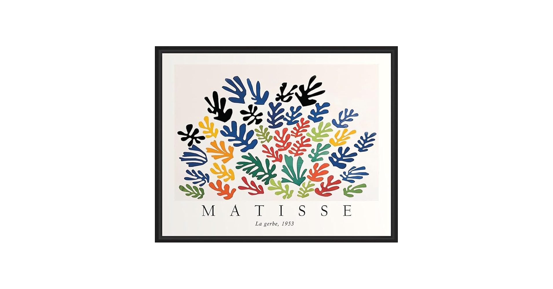 Amazon｜アンリ・マティス ラ・ジェルブ 1953 ポスター 抽象