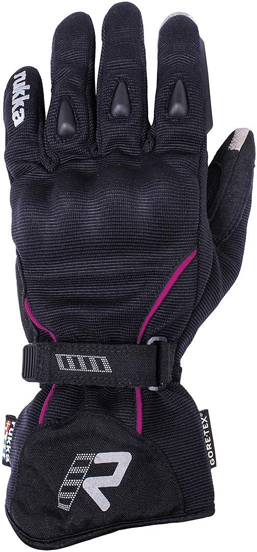 Rukka Virve Gore-Tex Damskie rękawice motocyklowe, czarny/purpurowy, 10