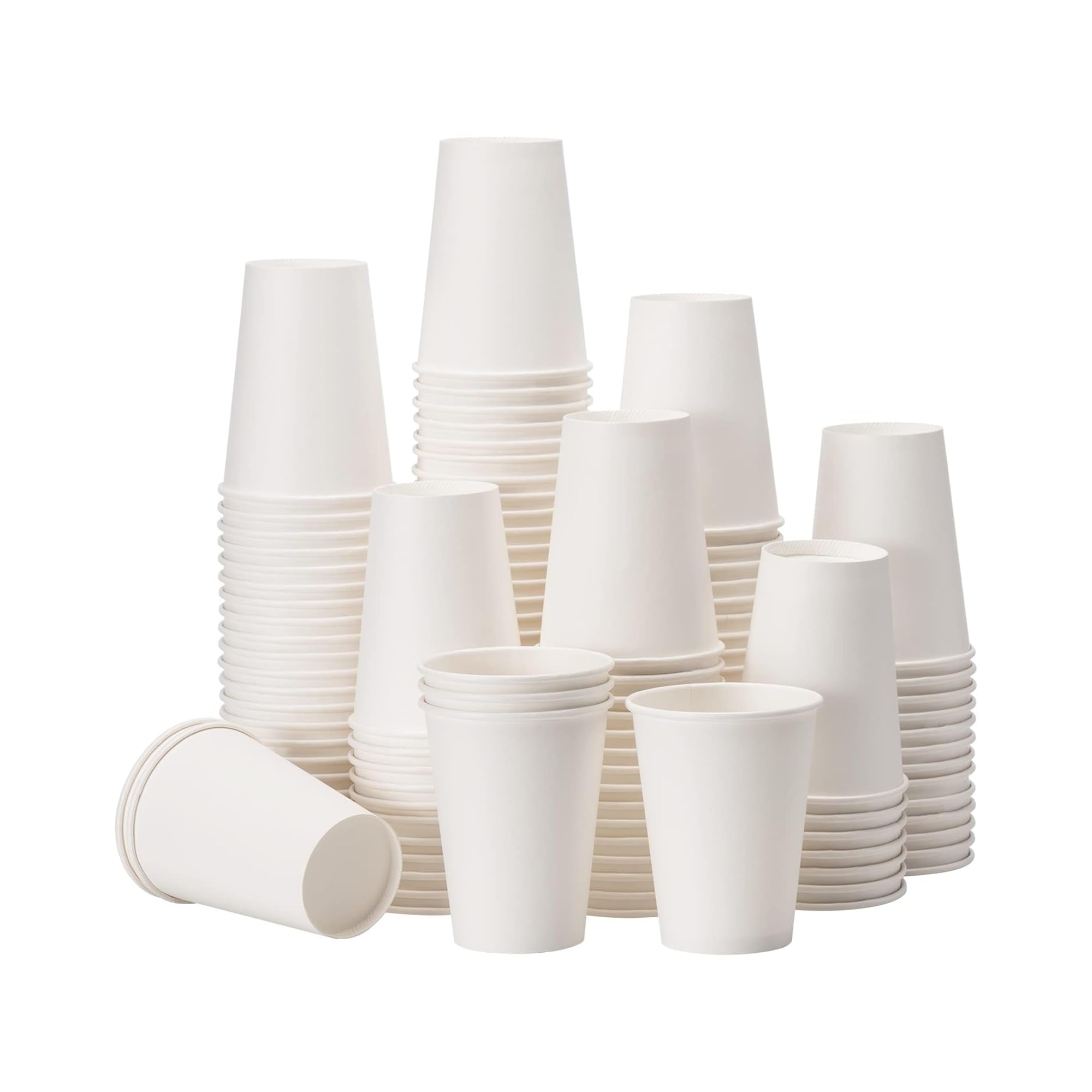 8oz Single Wall White Paper Cups โ 1000-Pack, Leak-Resistant, Eco-Friendly & Recyclable, Lids Sold Separately, For Hot/Cold Drinks, Ideal for Coffee, Tea, Juice, Smoothies, Catering, Wholesale โ image 1