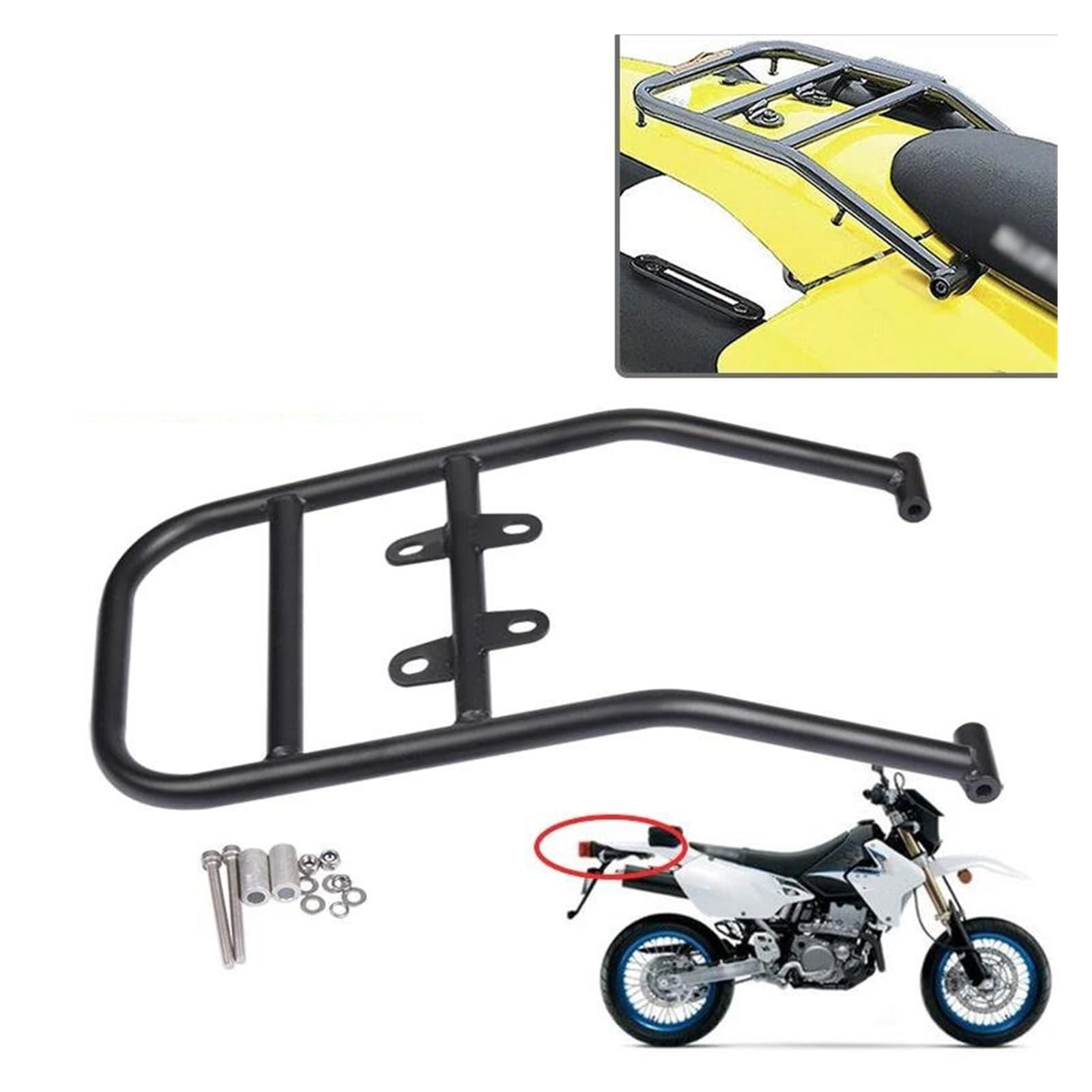 バイク用荷物ラック オートバイリアラゲッジラックブラケット バイク用荷物ラック オートバイリアラゲッジラックブラケット