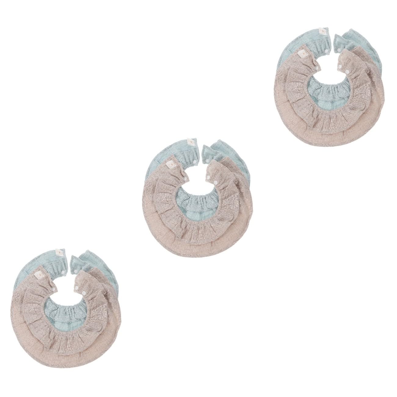 ibasenice 6pièces Bavoirs Coton Absorbants Pour De Bavoirs Pour Dentition Confortables Et Pour Nourrissons