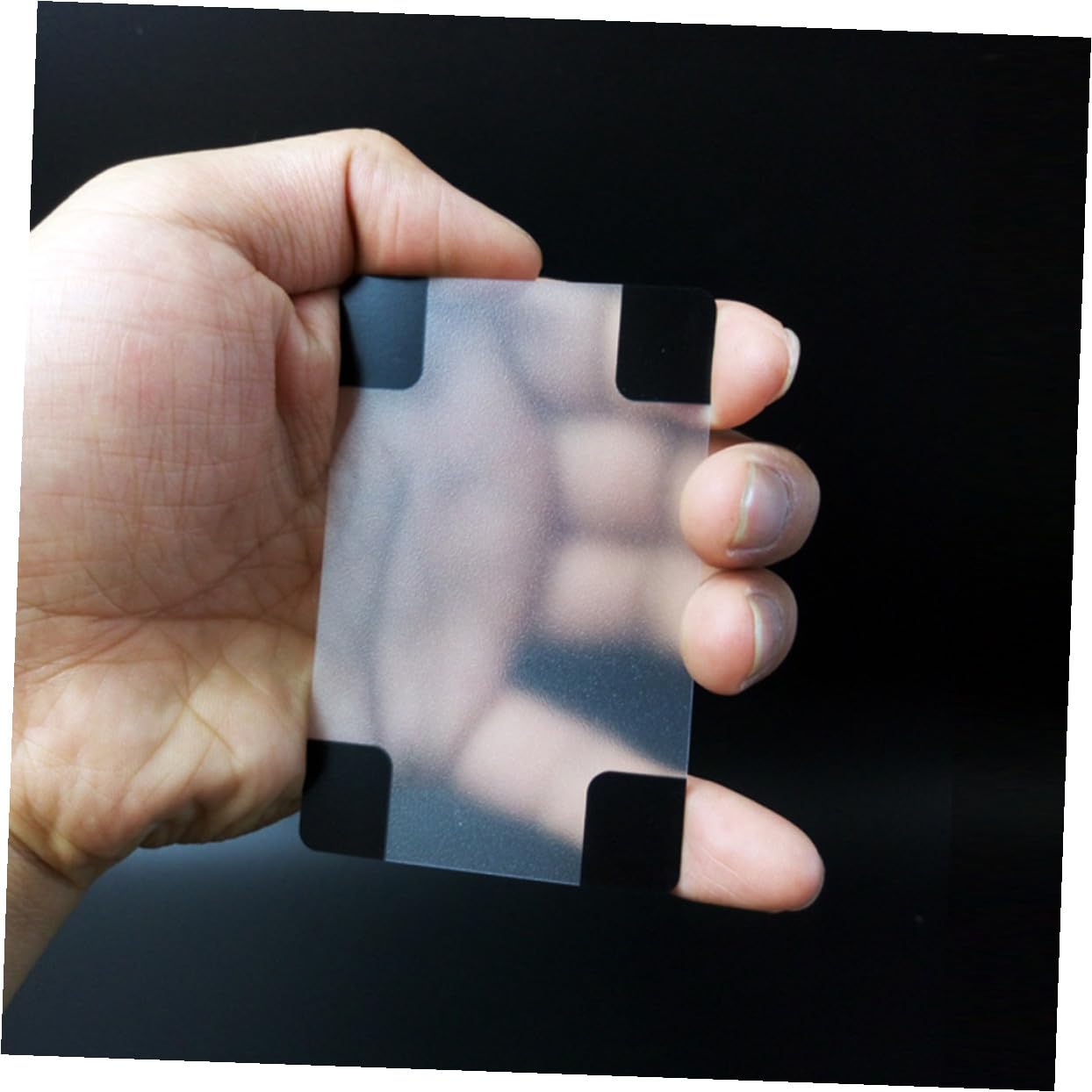 ibasenice 3pezzi Carte Da Poker Plastica Trasparente Impermeabili Creativo Per Giochi e Collezionismo Materiale Flessibile e Resistente Ai Graffi