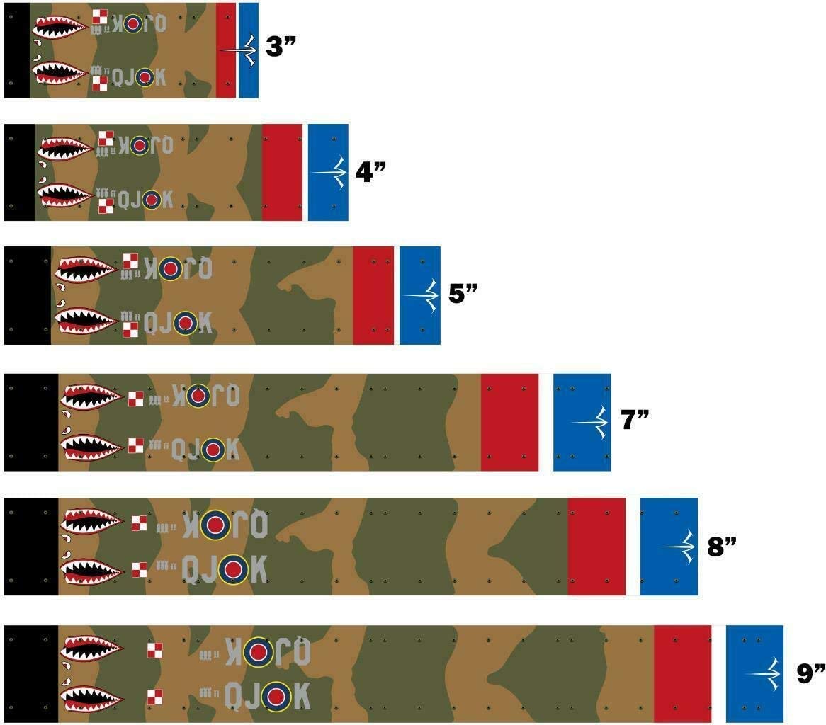 White Water Archery Fluorescent Neon Green Zebra Print Arrow Wraps Choose Length Width (7, 1)