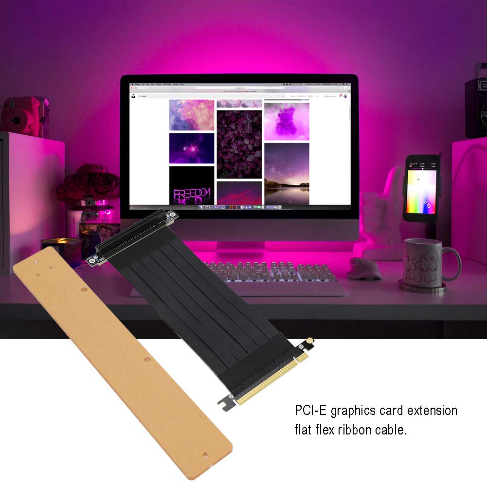 Set di Cavi Flessibili di Estensione della Scheda Grafica PCI-E 23CM con Minima Perdita di Prestazioni per Piattaforma di Test, di Alta Classe e Durevoli per Appassionati/giocatori