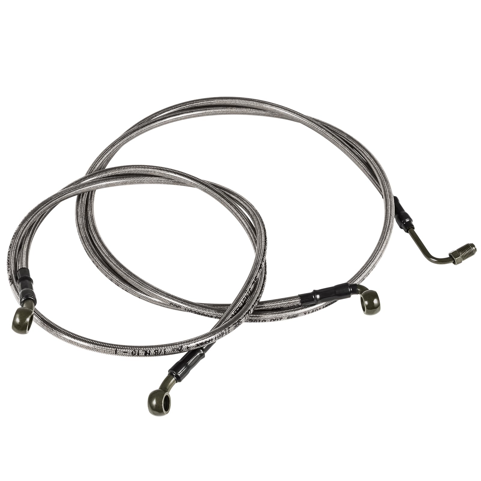Yoursme 1068 Extended Front/Rear Brake Lines Fit for ATV Polaris RZR 800/S 800/4 800/XP 900/570/XP 4 900