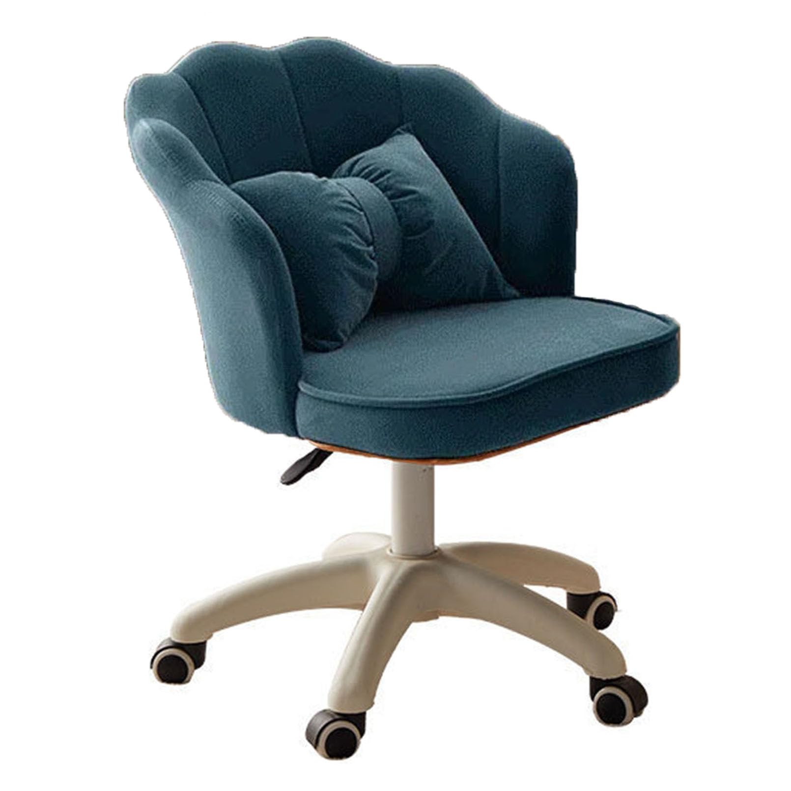 Chaise de bureau confortable réglable en hauteur avec roulettes tissu