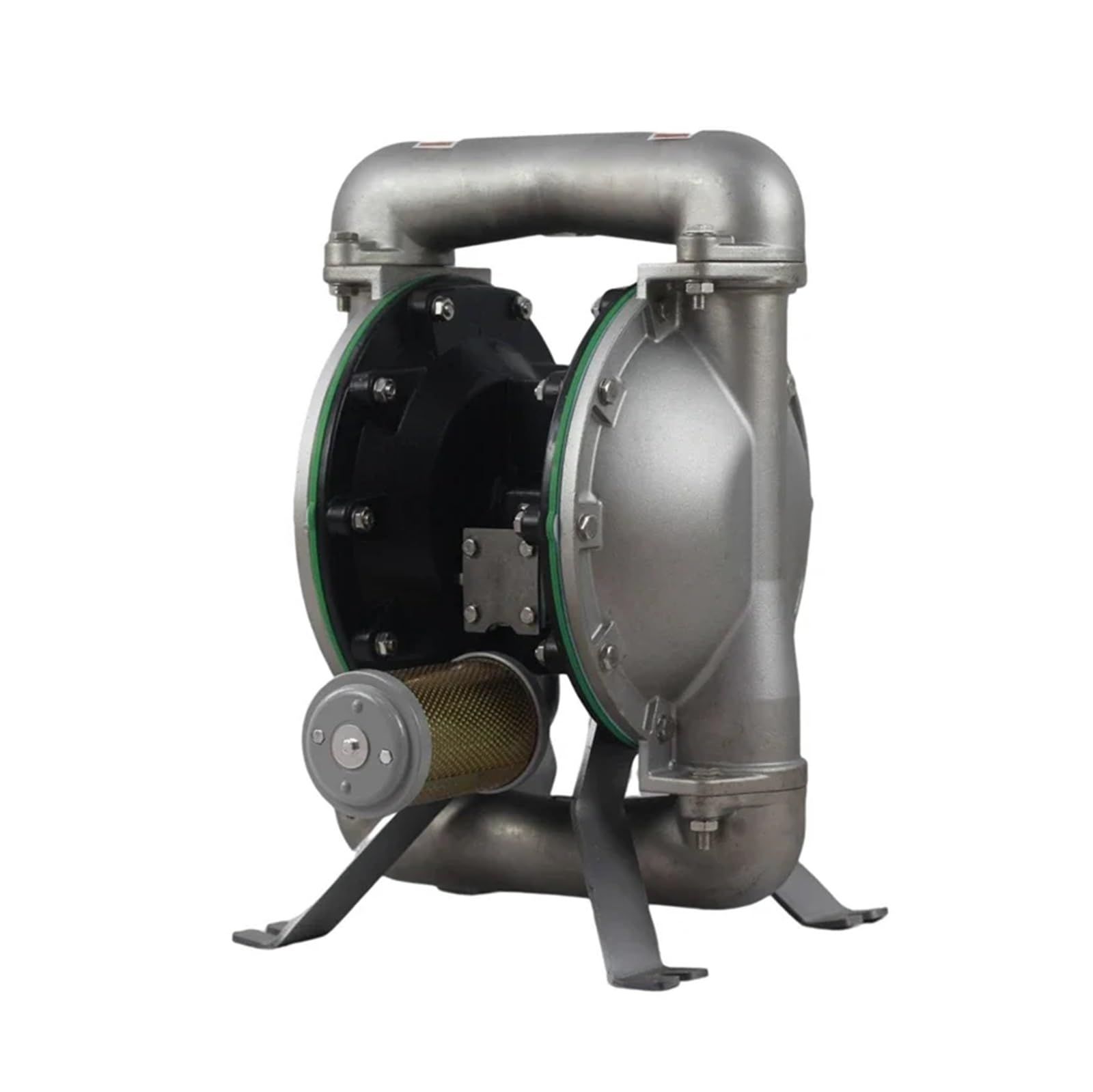Industrielle pneumatische Doppelmembranpumpe aus Edelstahl, luftbetriebene Wassermembranpumpen