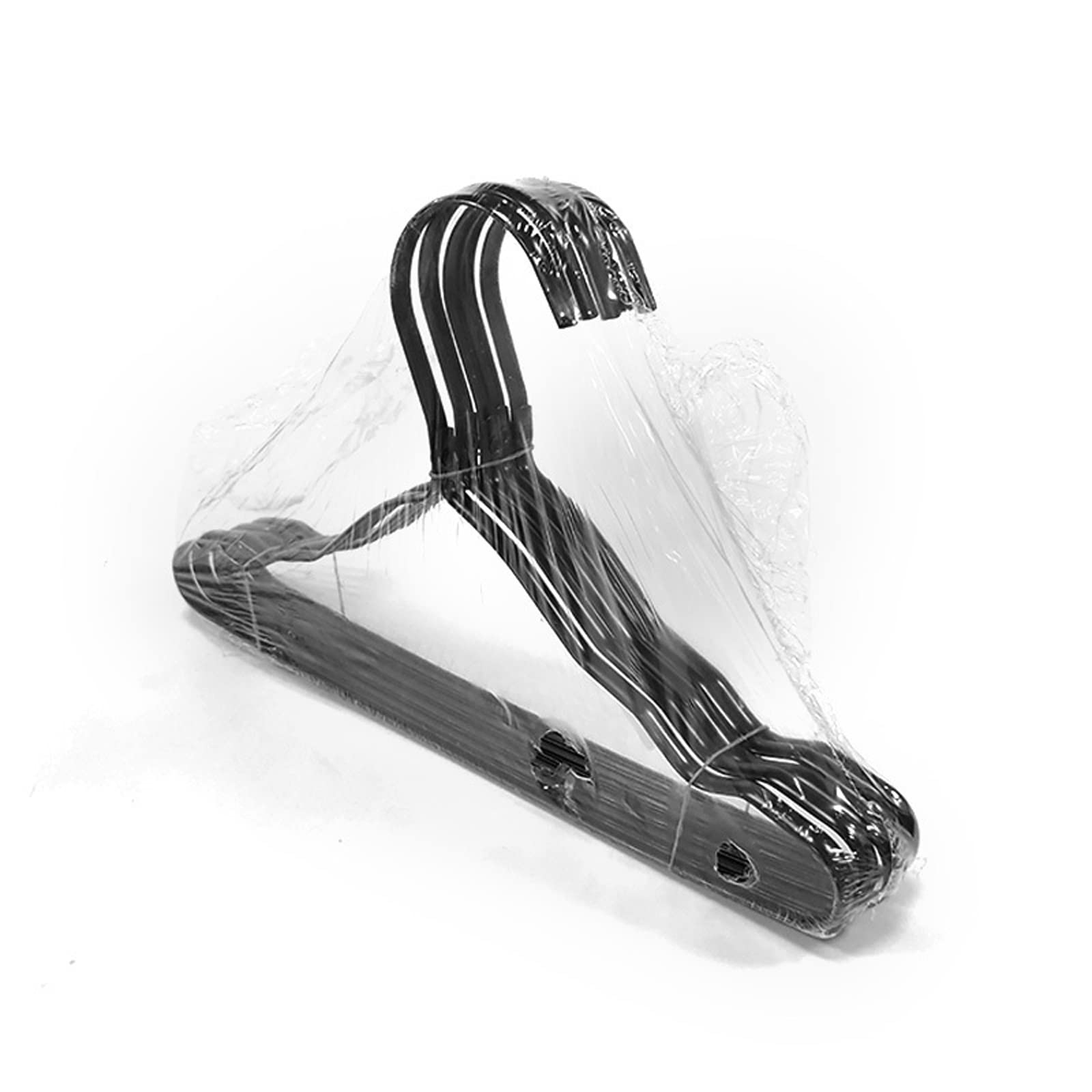 JINGYAN Standard Hangers Clothes rack, wardrobe storage, aluminum alloy non-skid, clothes(Schwarz)