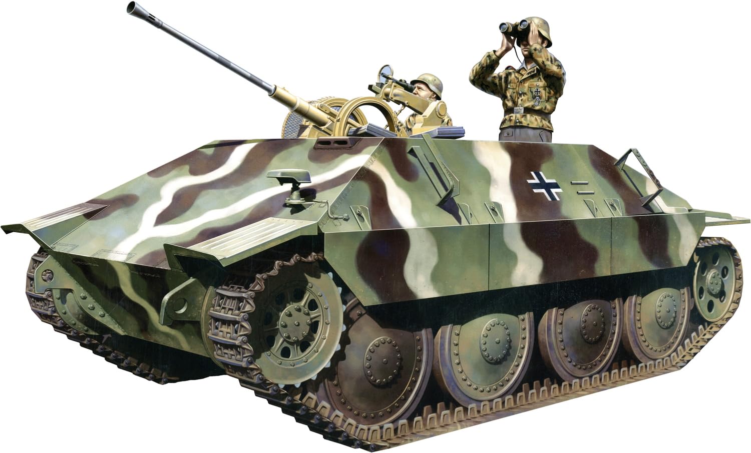 Amazon | プラッツ ドラゴン 1/35 WW2 ドイツ ヘッツァー回収戦車 2cm 