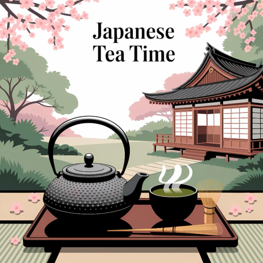 Japanese Tea Time: A Cozy Coloring Book Inspired by Japan