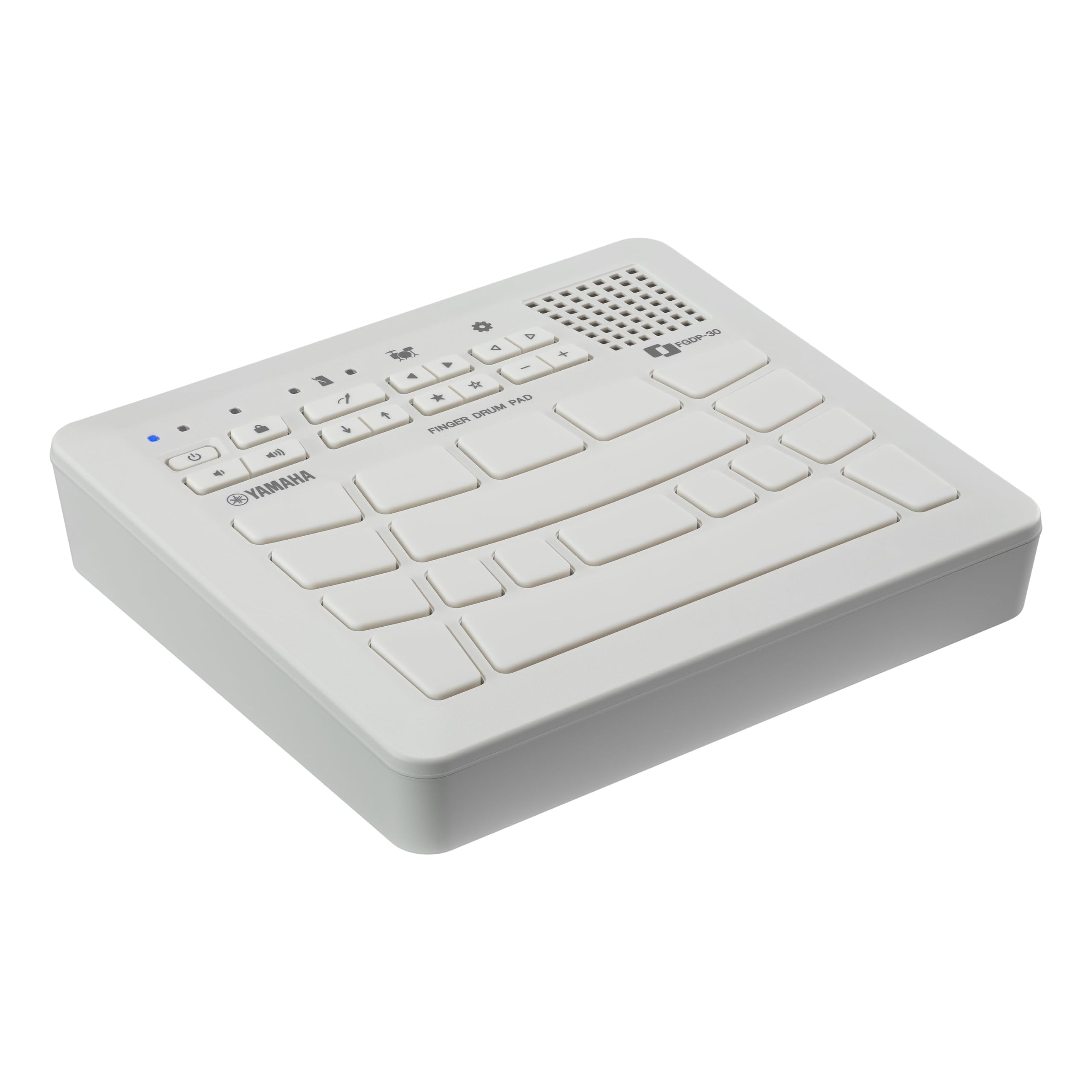 Yamaha FGDP-30 Finger Drum Pad, Ultra-Sensibili, 39 Kit, Altoparlante Integrato, USB MIDI/Audio