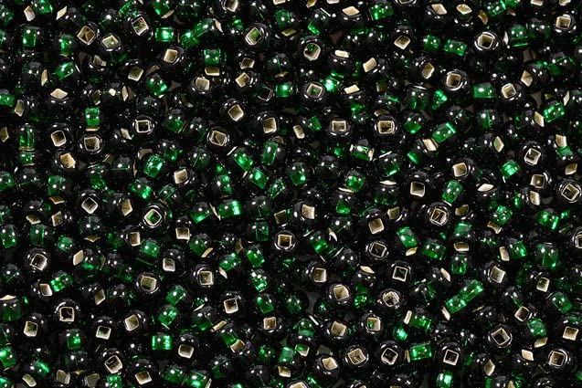 250g Round Rocailles Glass Seed Beads Preciosa Ornela 9/0, Color: 57060, Bohemia Crystal Glass, Czechia 311 19 001 — image 1
