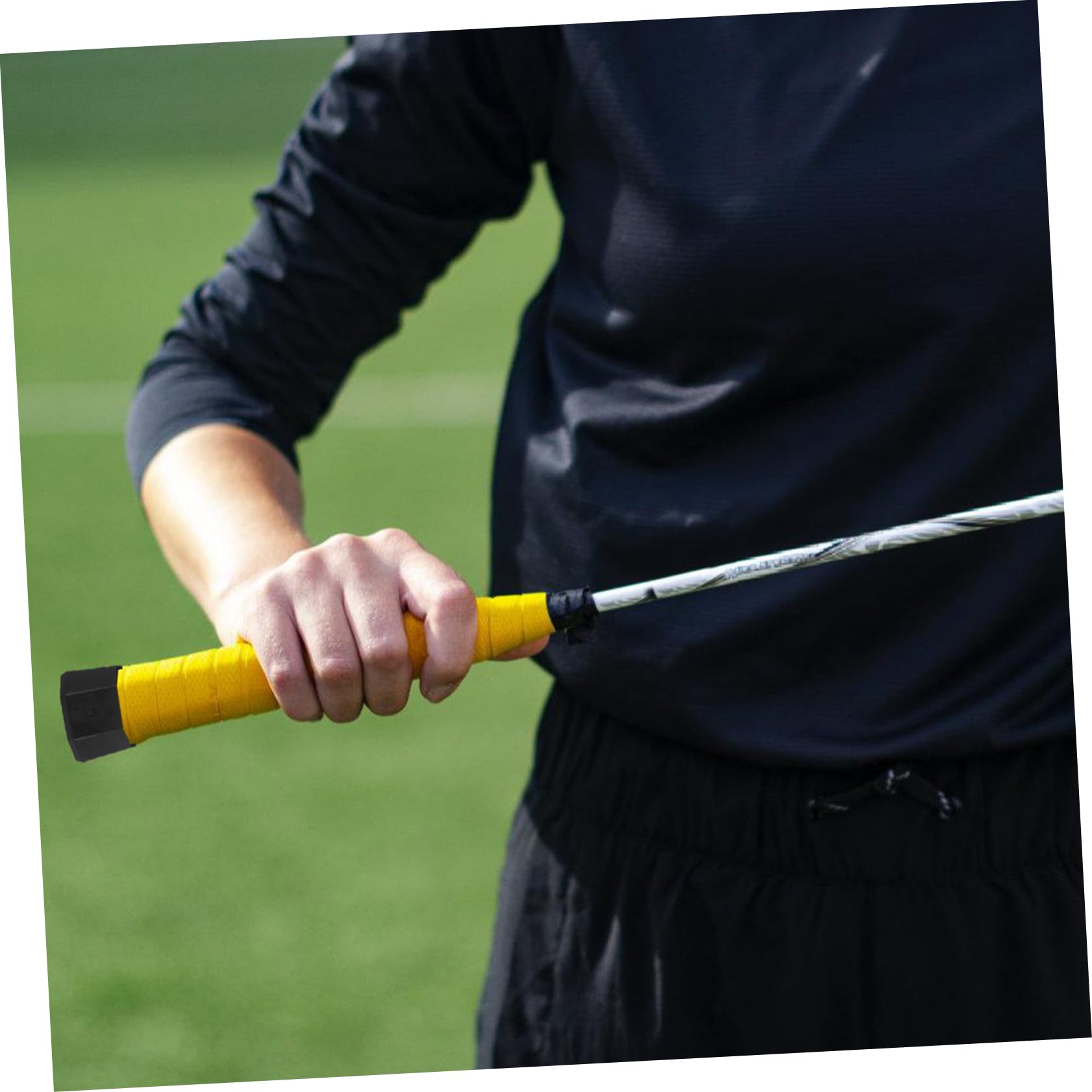 ibasenice Tennis Racket Accessories Replacement Handle End Cover Non-Slip Grip for Comfortable Play