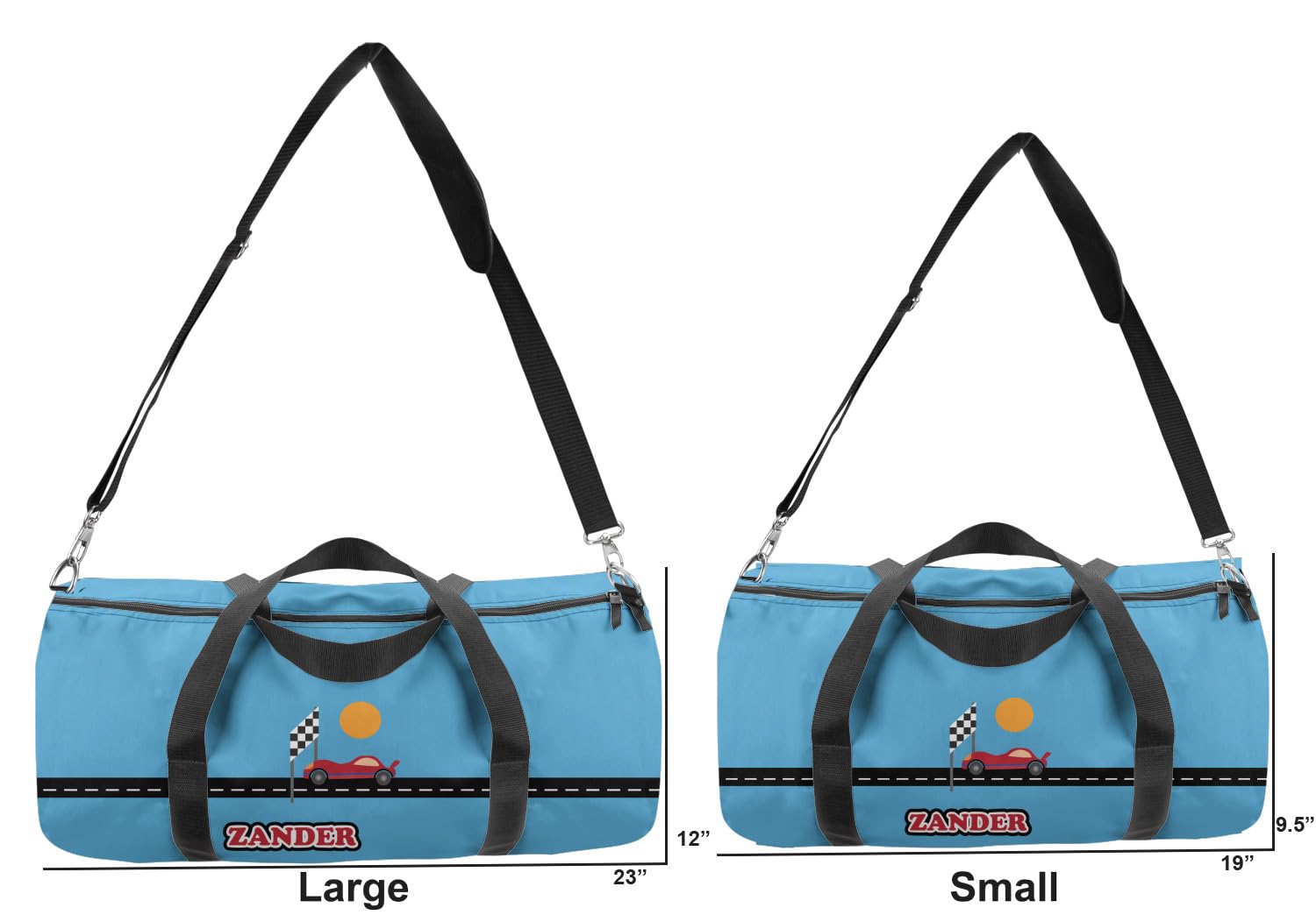 YouCustomizeIt Personalized Race Car Duffel Bag - Small
