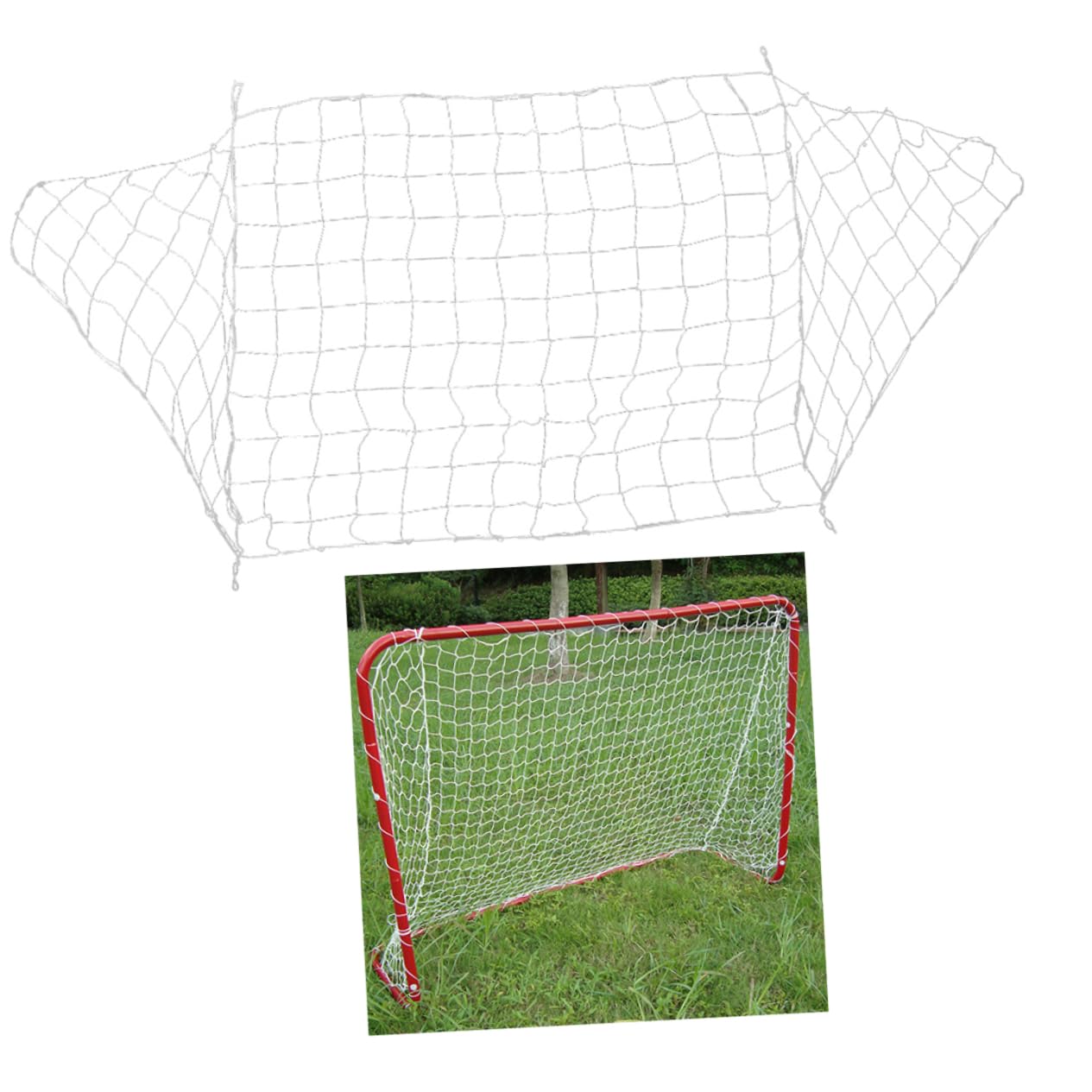 Happyyami 2pcs Outdoor Football Soccer Goal Durable for Players for Training Matches School Sports Reliable Football Supplies for Young Athletes