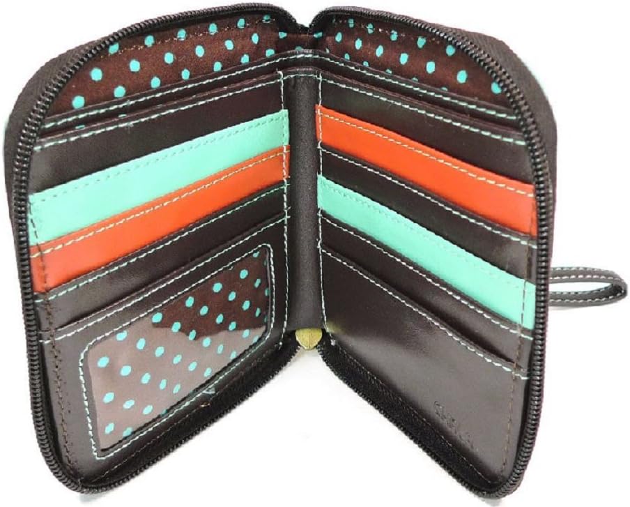 CHALA Zip Around Wallet, Wristlet, 8 Credit Card Slots, Sturdy Pu Leather - Image 4
