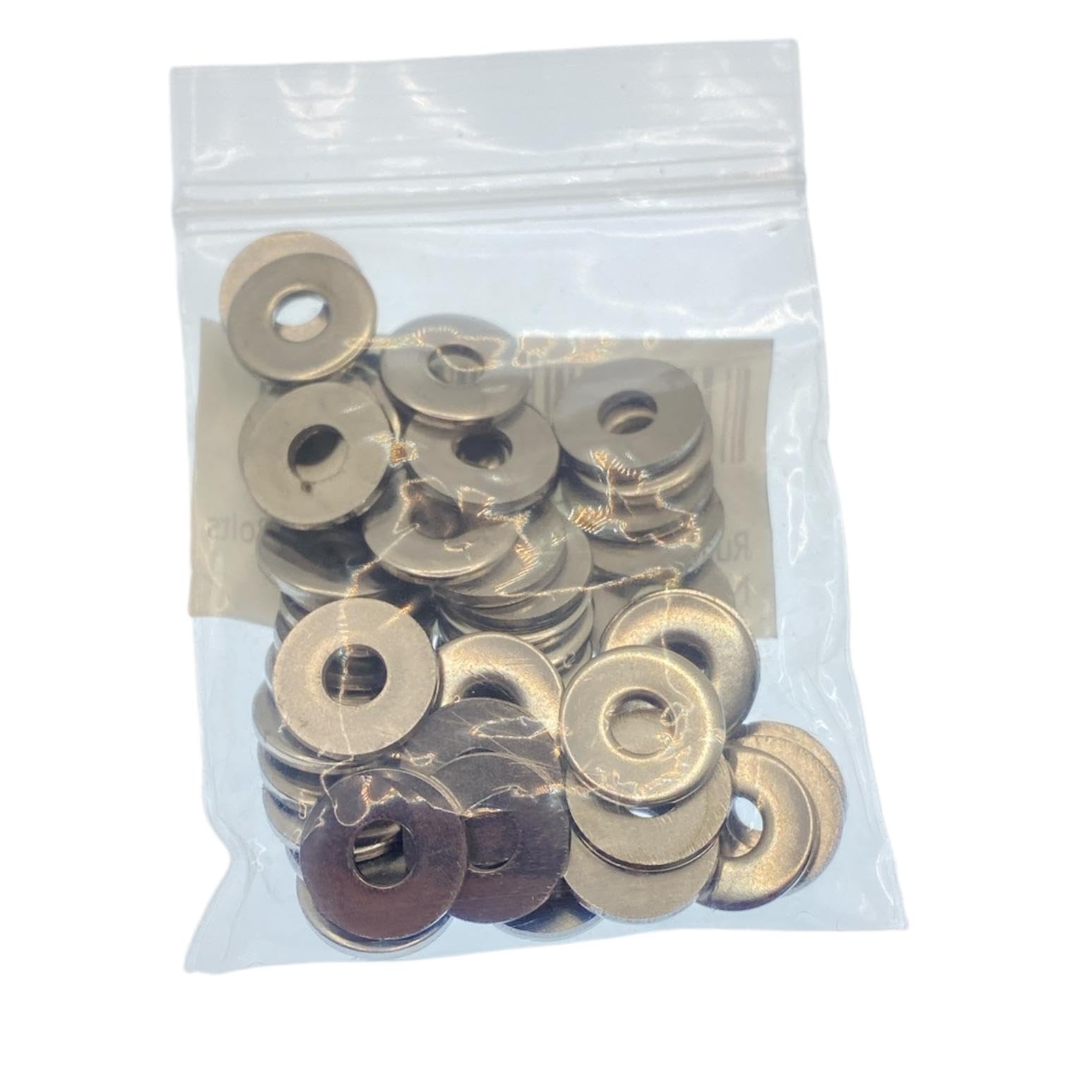 M4 Washers for Screws - M4 x 12 x 1.5mm (50 Pack) Metal Flat Penny Washers for Bolts - A2 Stainless Steel Plain Round (50pc) - Image 2