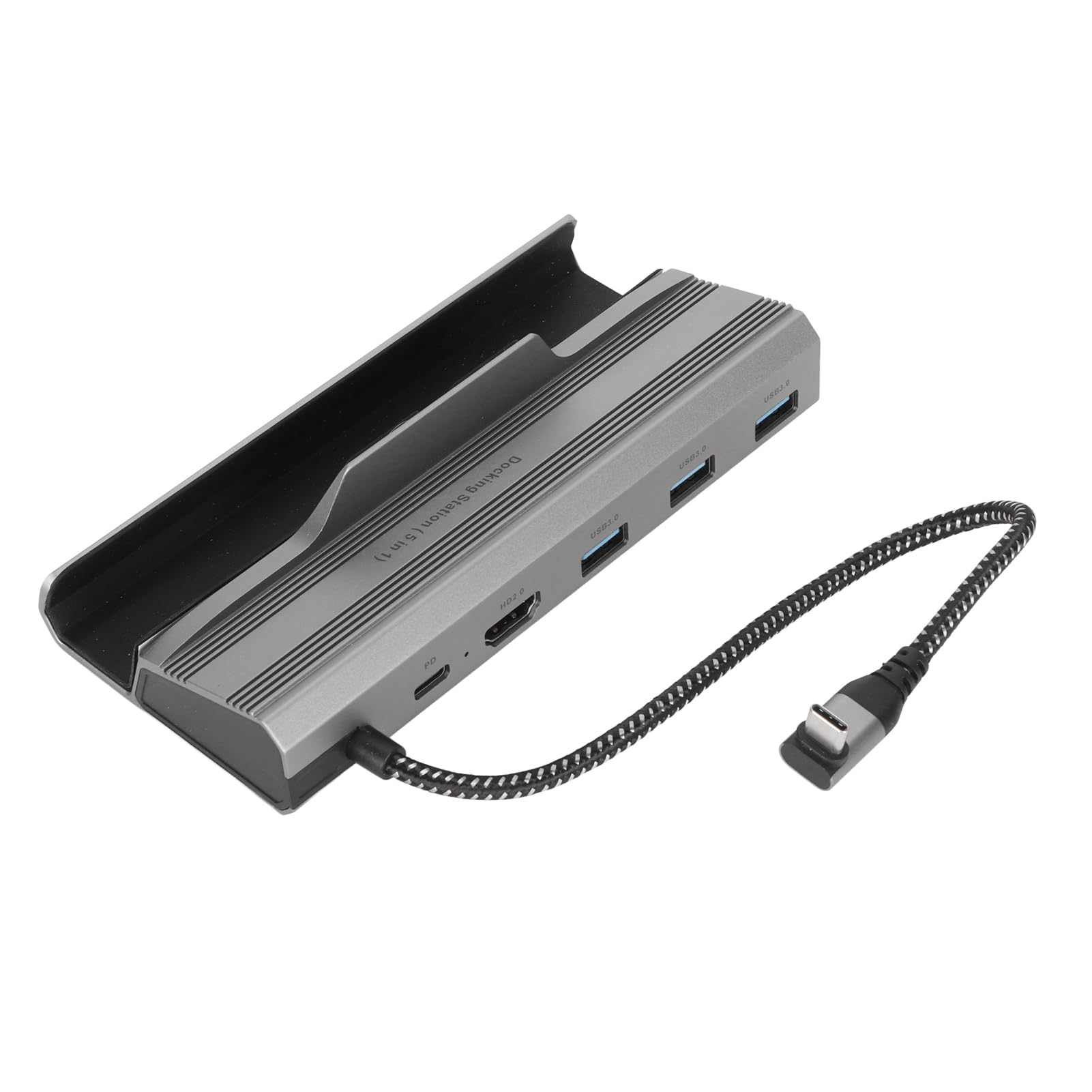 Docking station per console di gioco, alimentatore PD stabile 5 in 1 Gigabit Ethernet Game Dock Stand 3xUSB3.0 per console di gioco (V258A)