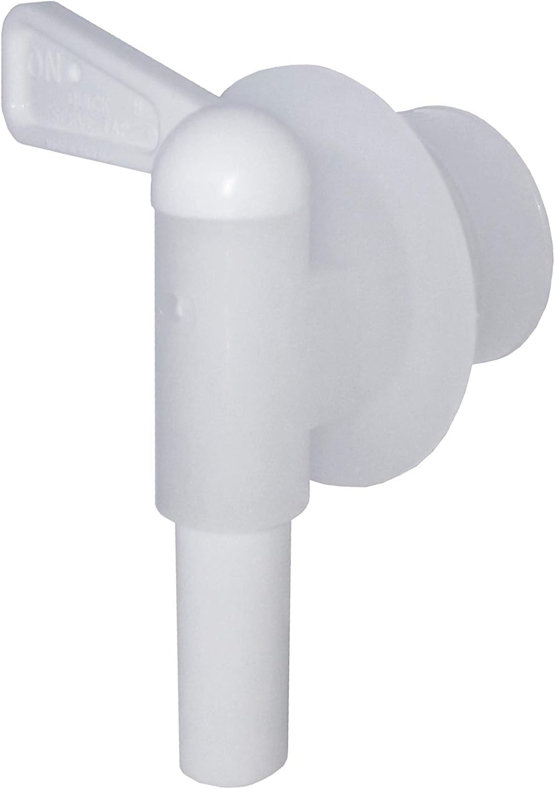 8mm Quick Serve plastic lever tap for cubitainers, jerrycans and bag-in-Box, screws into push-in 29mm hole (Pack of 5)
