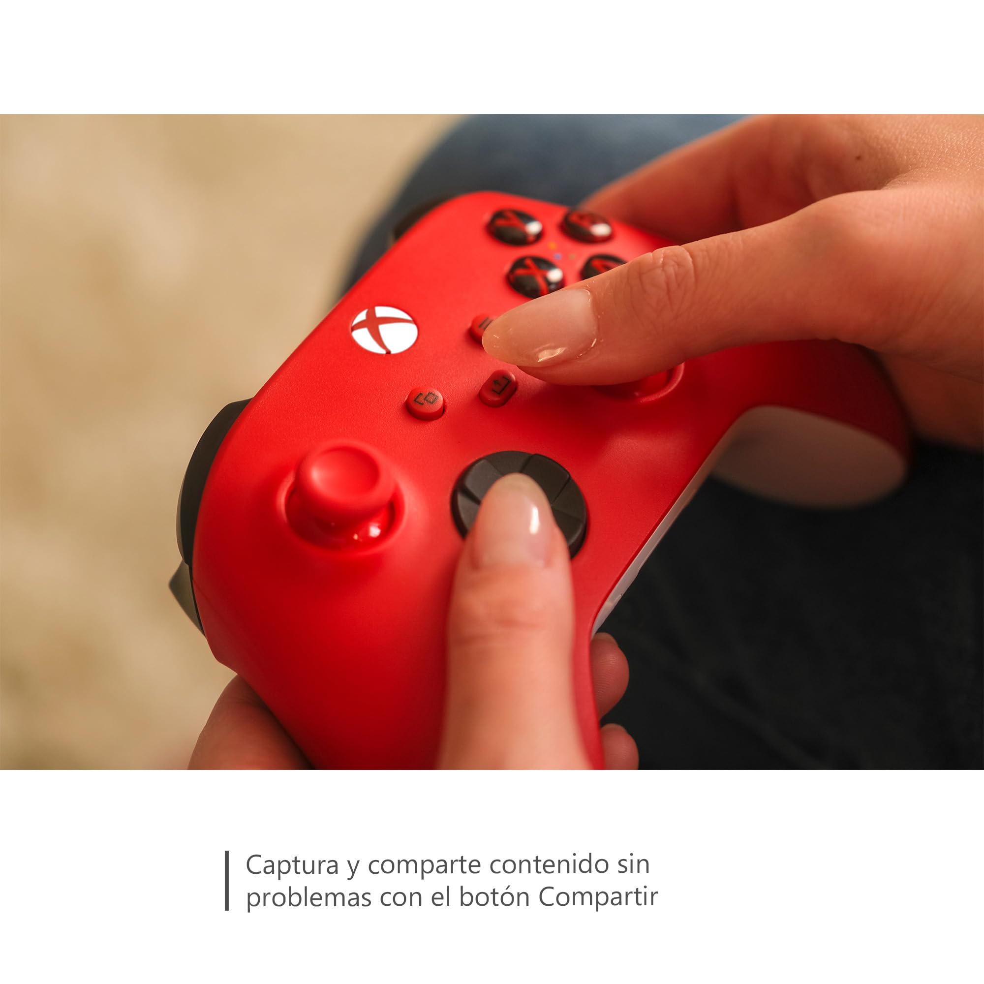 Xbox Wireless Controller Pulse Red Series X/S/One, Windows 10/11, iOS y Android