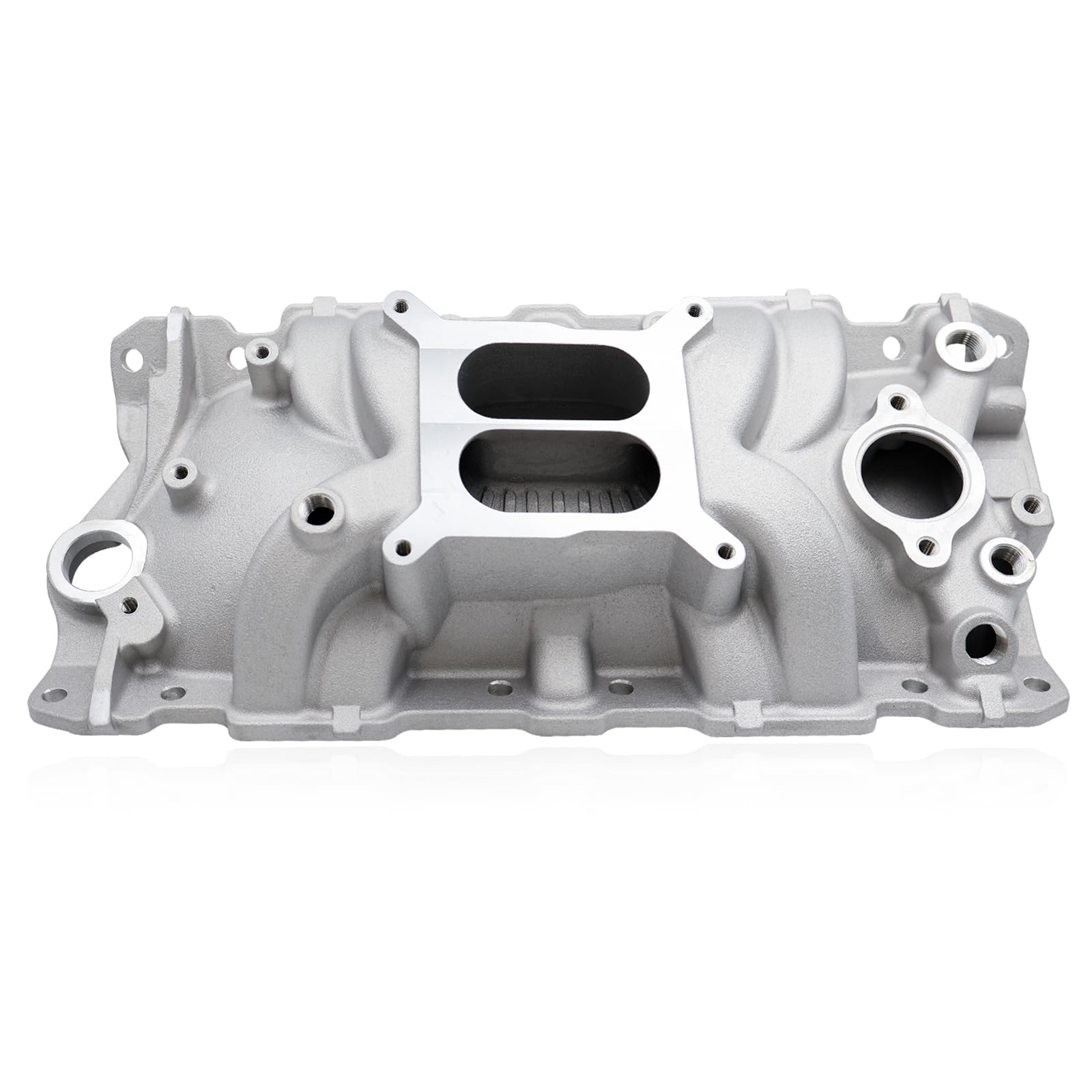 Collettore di aspirazione ad alto aumento a doppio piano in alluminio per motore SMMS per Bu-ick, Cadillac, Chevrolet, Ch-evy, GMC/SBC V8 305 327 350 400, 1957-1986