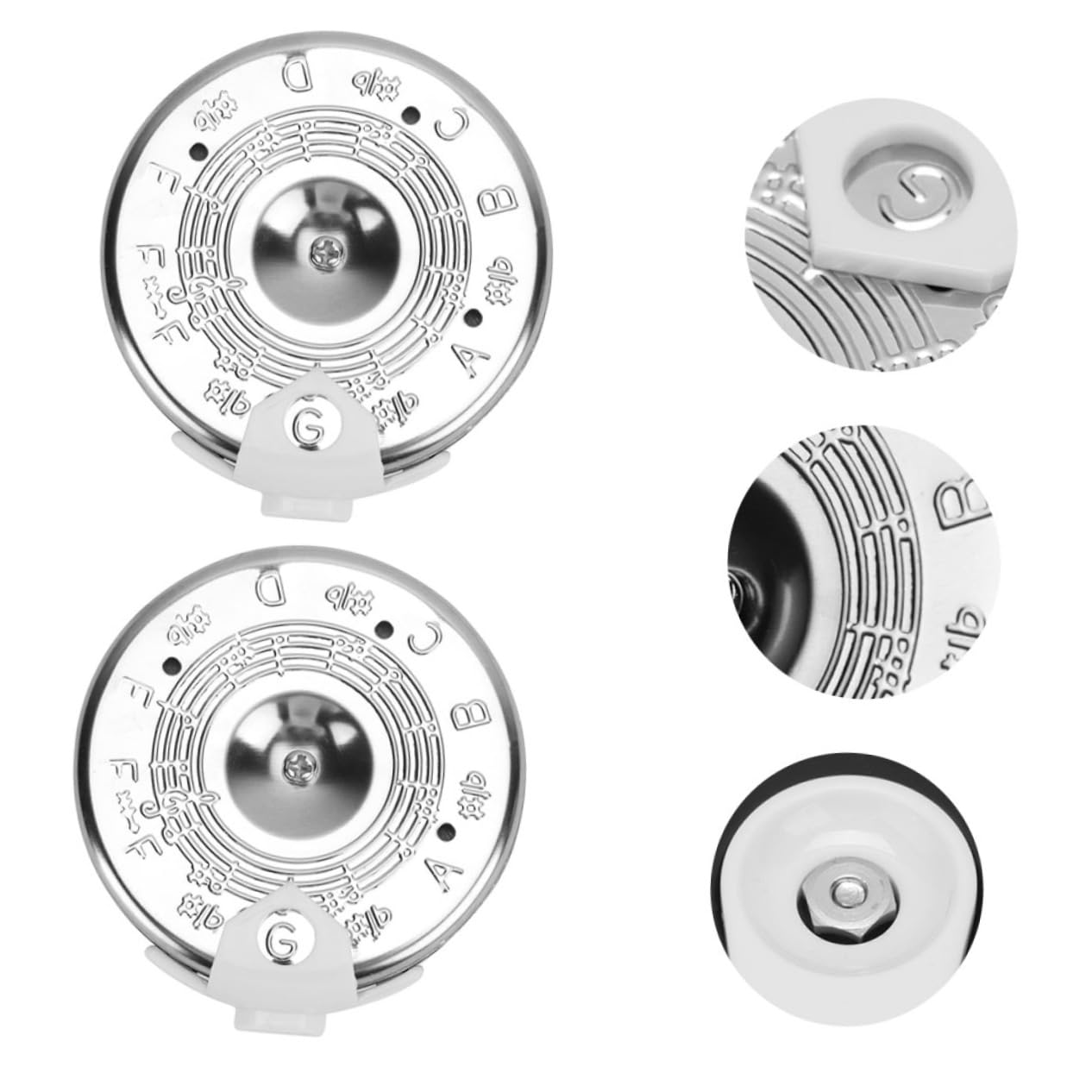 ibasenice 3sets Chromatisches Stimmgerät Für Musiker 13 Ton Gitarre Bass Violine Tuner Pitch Voll Für Ebenen 2 Stücke * 3
