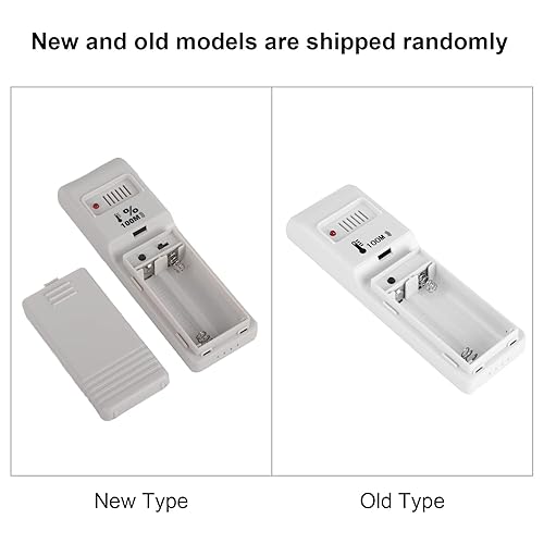 Miniatura 7 de Termómetro Sensor LCD Digital Estación Meteorológica Reloj Medidor de Temperatura Transmisor para Casa Oficina Baño Interior Exterior