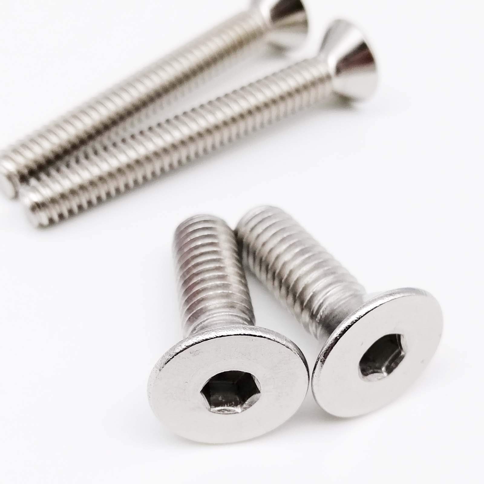 Kit Bulloni 1/4-20UNC In Acciaio Inossidabile - 90 Pezzi Con Dadi | Testa Esagonale, Per Fai-da-te E Riparazioni