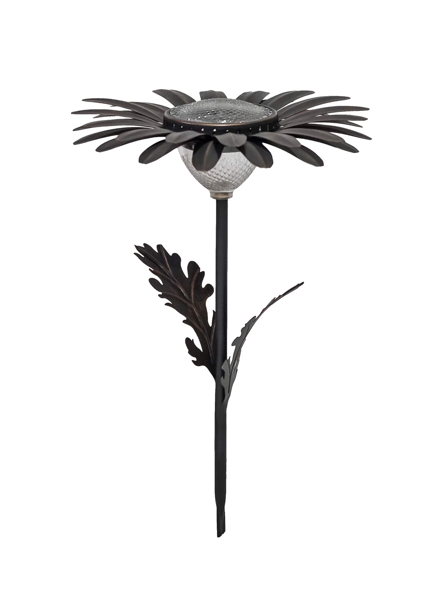 Desert Steel 409-300 Outdoor Solar Lights, 18 x 11.5, Bronze Daisy