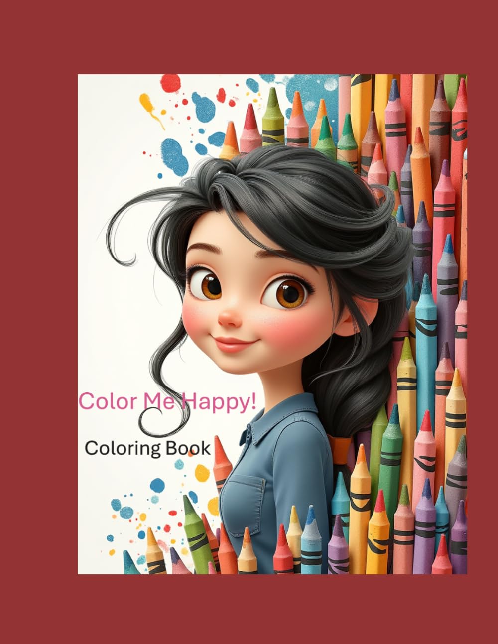 Color Me Happy! Coloring Book: The Girls Club!