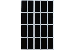 Royal Green Black Stickers: Rectangle Shape, 1.57" x 0.75"