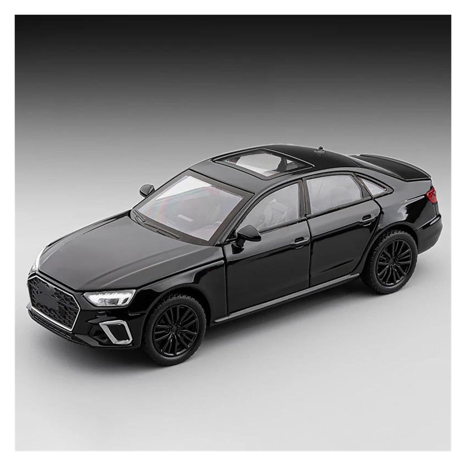 MOCALUX Scale Die-Cast Model Car 1:32 For Audi A4 Car Alloy Diecast Collection Model(Black)