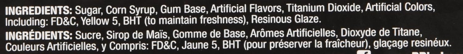 Buffalo Bills Gold Nugget Bubble Gum 15-Ct Boxes (15 black 2oz burlap bags of gold nugget gum)