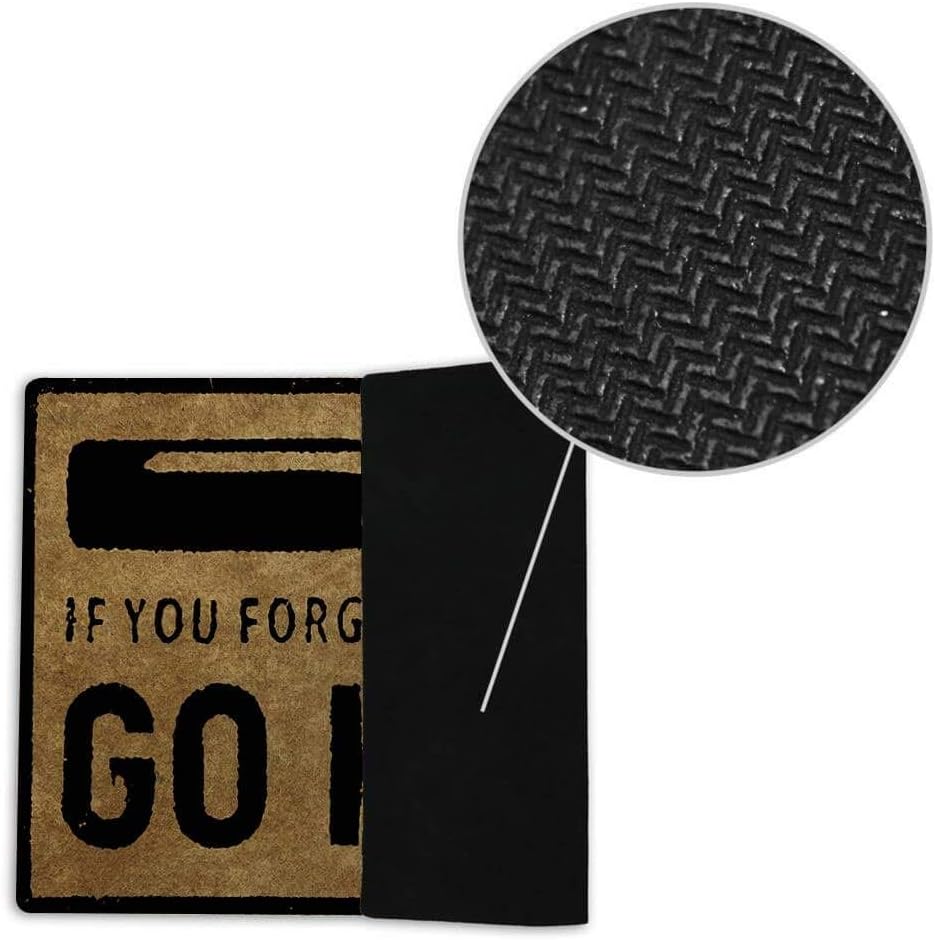 Funny Door Mat Non-Slip Back Rubber Entry Way Doormat Outside | If You Forgot The Wine Go Home | Standard Outdoor Welcome Mat | Home Indoor | Non-Woven Fabric 18 Inch x 30 Inch