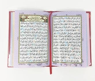 The holy Quran no 123 hafiz color coded 15 line pages