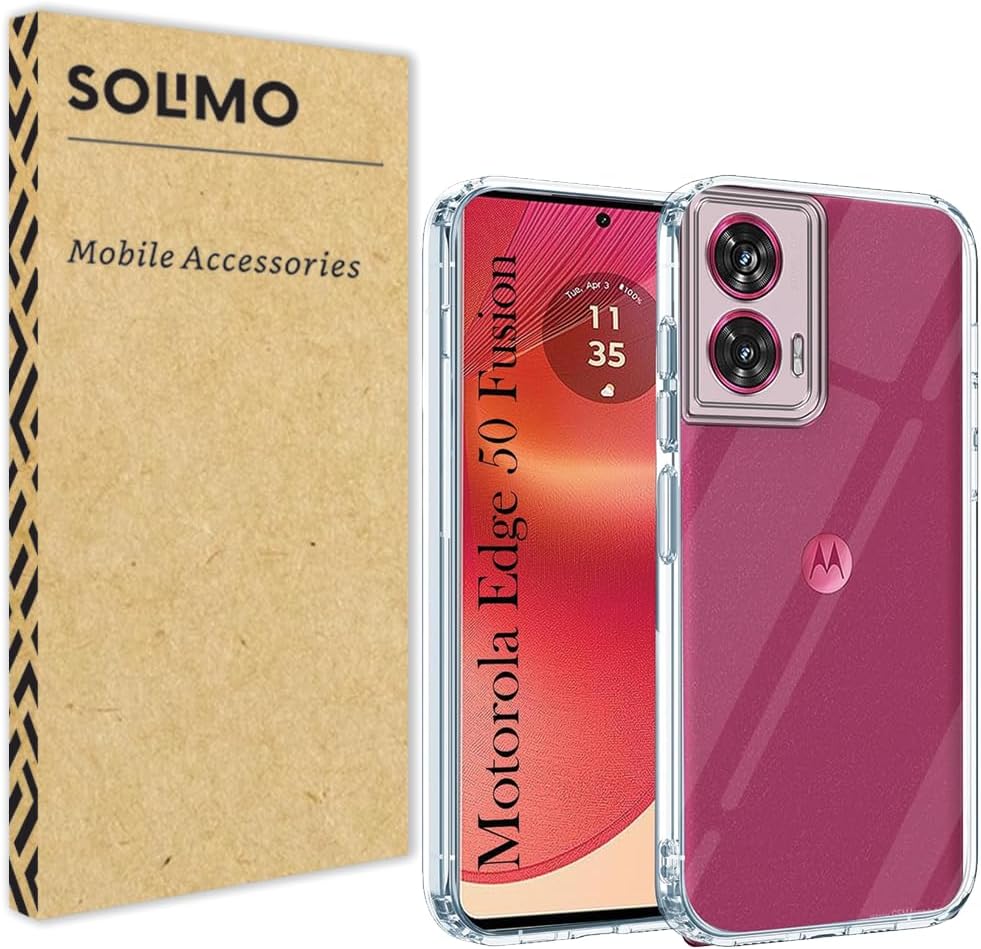 Coque Antichoc TPU Rose Pour Motorola Moto Edge 50 Fusion - Marque Odeydo, Design Premium, Neuve