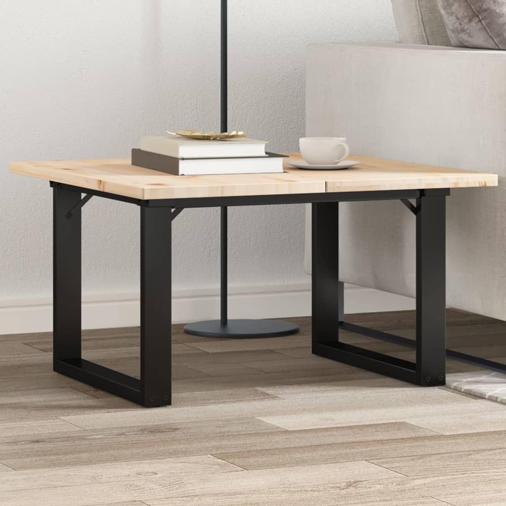 vidaXL Pieds de Table Basse Cadre en O 60x50x38 cm Acier