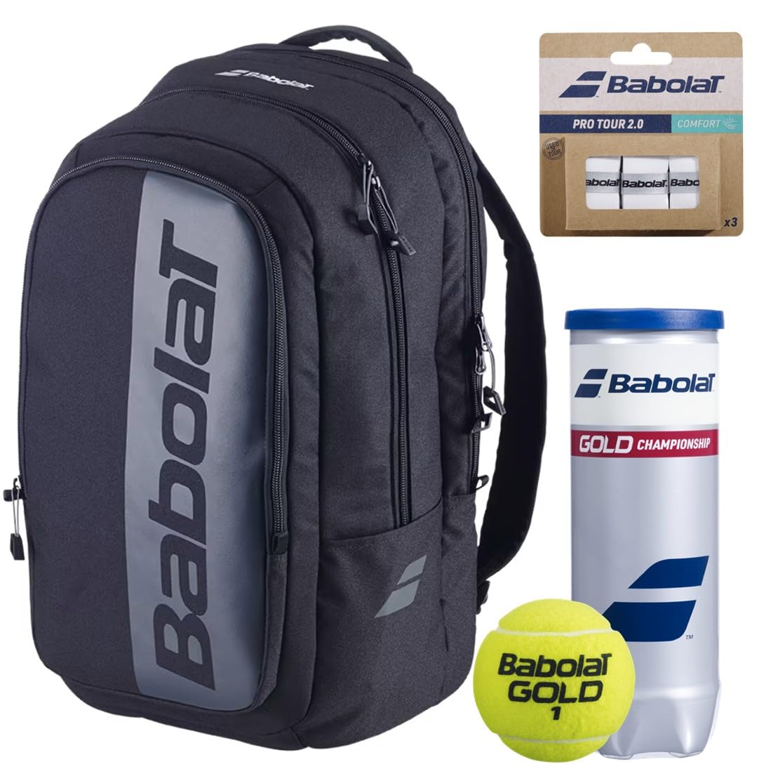Court Hero Tennis Backpack (Black) – Optional Accessories
