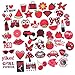 Produktbild BLOUR 50 PCS wasserdichte Cartoon Red VSCO Mädchen Aufkleber für Kinder Spielzeug Aufkleber auf DIY Laptop Fahrrad Helm Auto Aufkleber