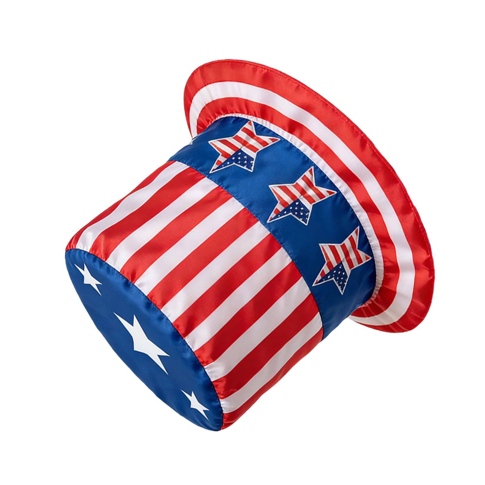 NVOQILIN Cloth Bucket Hat Festival Headwear for Celebration and Holiday Patriotic Occasion Event and Parades Independence Day Party Hat