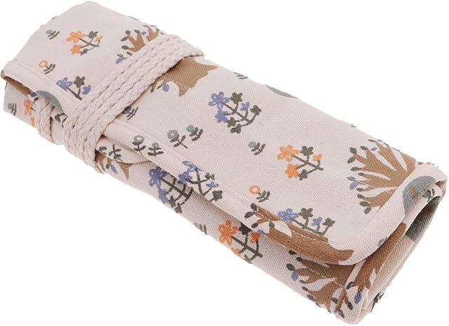 Sharplace Artist Paint Brush Roll Up Bag Holders Canvas Pouch Storage Case Bag 20 Slots