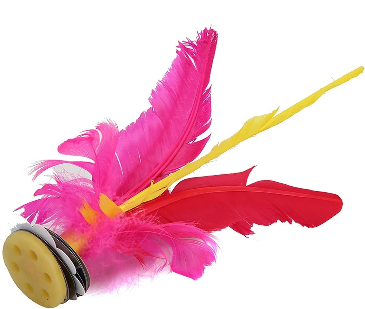 Jianzi Cinese - Volano Con Piume Colorate Per Gioco Ed Esercizio Piedi