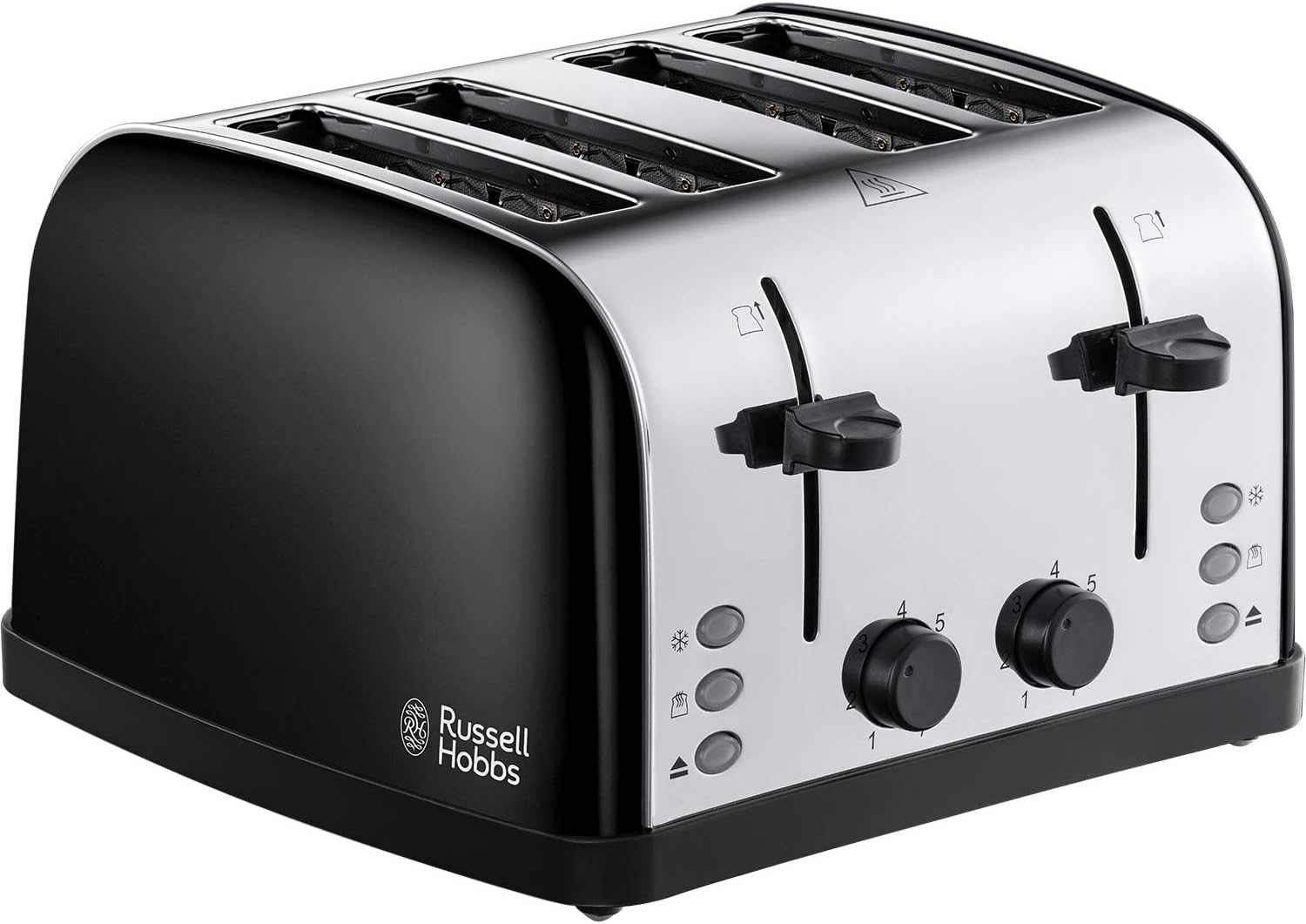 Russell Hobbs 4 Slice Toaster (Independent & Extra wide slots with high lift, 6