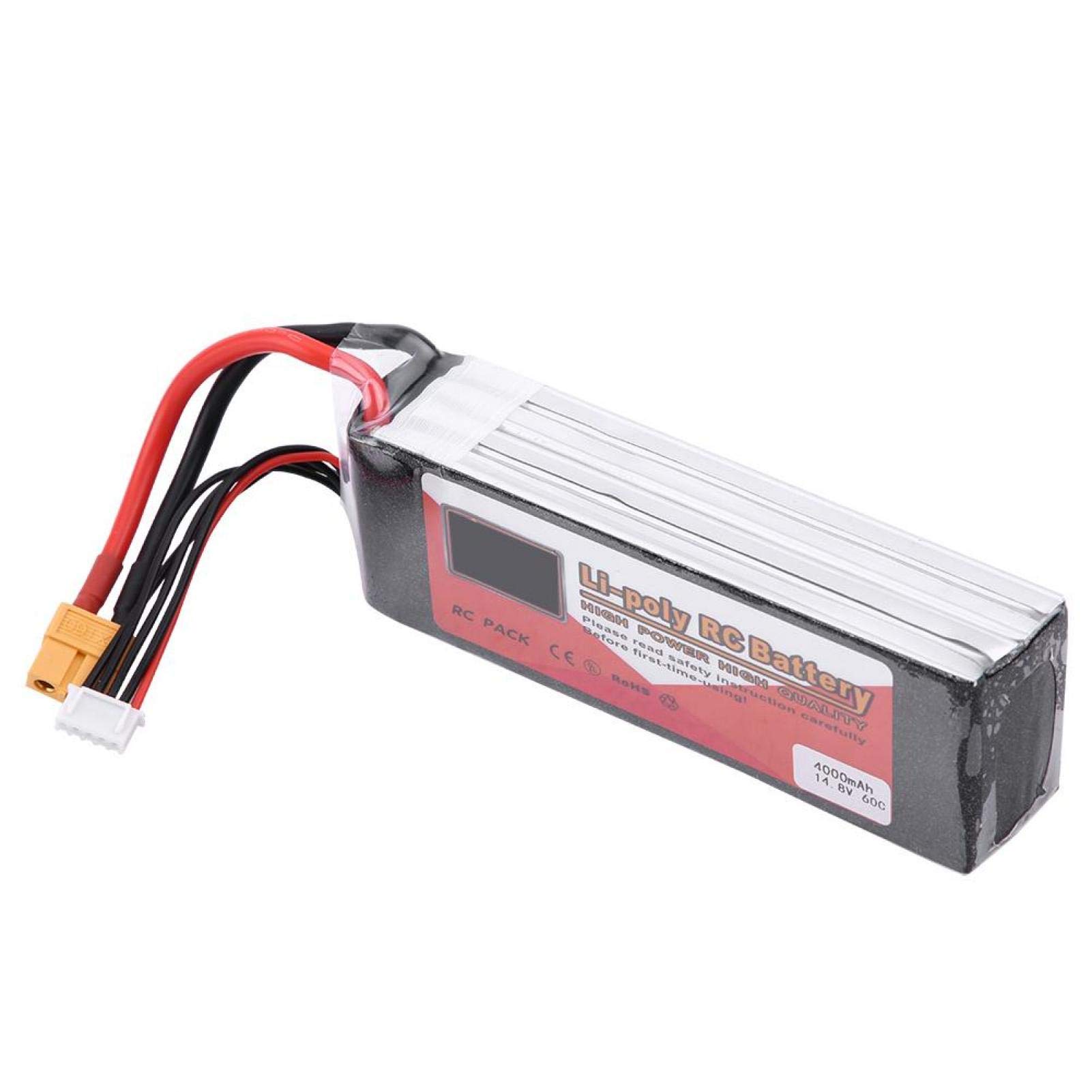Bateria Lipo 4S 14,8 V 1500 mAh 5000 mAh 5500 mAh Akumulator LiPo złączem XT60 (4000 mAh 60C)